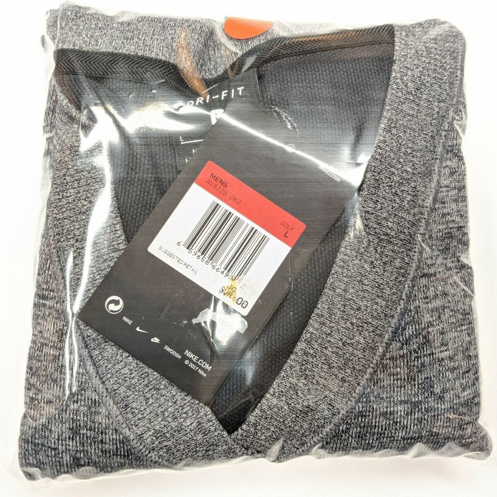 Nike  Golf Sweater Vest Sleeveless V-Neck Gray NWT - Picture 6 of 7